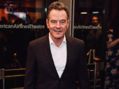 Network star Bryan Cranston enjoys a night of theater on his day off.
