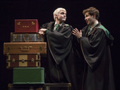 Bubba Weiler as Scorpius and Nicholas Podany as Albus in Harry Potter and the Cursed Child.