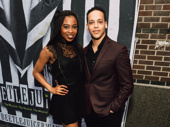 Former Once On This Island star Hailey Kilgore and Tyler Hardwick have a ghostly night out.