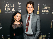 Pass Over director Danya Taymor with Tony winner Gabriel Ebert, who won Outstanding Featured Actor in a Play.