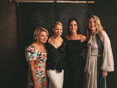 Nominees Celia Keenan-Bolger (To Kill a Mockingbird), Kelli O'Hara (Kiss Me, Kate, Stephanie J. Block (The Cher Show and Heidi Schreck (What the Constitution Means to Me) have fun.