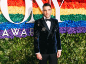 The Boys in the Band's Zachary Quinto arrives at the 2019 Tonys.