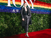 The Prom Tony nominee Caitlin Kinnunen suits up for the 2019 Tony Awards.