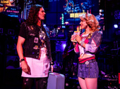 CJ Eldred as Drew and Kirsten Scott as Sherrie in Rock of Ages.