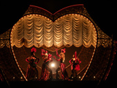 Jacqueline B. Arnold as La Chocolat, Robyn Hurder as Nini, Holly James as Arabia and Jeigh Madjus as Baby Doll Moulin Rouge!