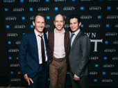 Derren Brown: Secret producers Jeffrey Seller and Tommy Kail with the show's star Derren Brown.