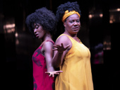 Jayme Lawson and Adrienne C. Moore in For Colored Girls Who Have Considered Suicide/When the Rainbow is Enuf.