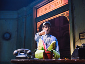 Jonathan Groff as Seymour in Little Shop of Horrors.