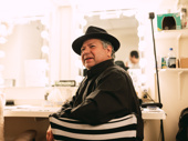Danny Rutigliano relaxes in his dressing room before appearing as Maxie Dean.