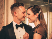 Two-time Tony nominee Laura Osnes and her husband Nathan Johnson snap a sweet pic.