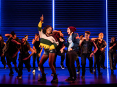 Celia Rose Gooding, Lauren Patten and the cast of Jagged Little Pill.