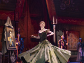 Caroline Innerbichler & the company of the touring production of Disney's Frozen, photo by Deen van Meer