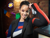 Dascha Polanco, who plays Cuca, poses after audiences watched the trailer.