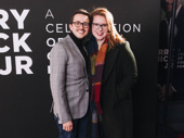 Broadway's Will Roland smiles with his fiancé, Steph Wessels.