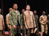 Newcomer Nnamdi Asomugha and Broadway alum Jerry O'Connell take a bow.