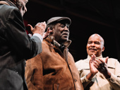 Charles Fuller, who won a Pulitzer Prize in 1982 for writing A Soldier's Play, faces the Broadway crowd.