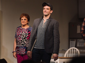 Tony winner Priscilla Lopez and Michael Urie stands for their applause.