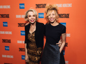 Broadway veteran Julie Halston poses with actress Maddie Corman, whose one woman play Accidentally Brave told the story of Corman's traumatic marriage to Jane Alexander's son, Jason.