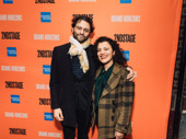 Tony nominated actor Arian Moayed poses with Shanta Thake, the director of Joe's Pub, where Leigh Silverman has directed several shows.