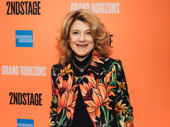 Tony winner and Broadway veteran Victoria Clark arrives at the theater.
