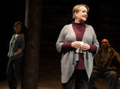 Mary Bacon as Patti, Deirdre Madigan as Judy and Ezra Knight as Roosevelt in Coal Country.