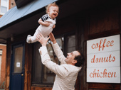 Rob McClure enjoys time with his adorable daughter Sadie before heading into work.