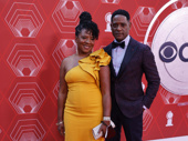 Tony nominee Blair Underwood and wife Desiree DaCosta look gorgeous on the red carpet.