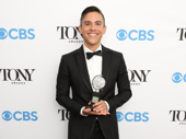 The Inheritance playwright Matthew López is all smiles with his first Tony Award.(Photo: Cindy Ord/Getty Images for Tony Awards Productions)