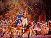 Michael James Scott and Michael Maliakel perform the iconic "Friend Like Me" number in Aladdin.