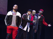 Tristan Mack Wilds, Dyllón Burnside, Forrest McClendon and Da'Vinchi in Thoughts of a Colored Man.