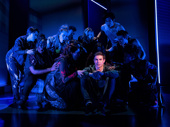 Derek Klena as Nick and the cast of Jagged Little Pill.