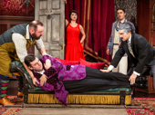 The cast of The Play That Goes Wrong.