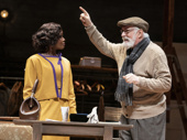 LaChanze as Wiletta and Simon Jones as Henry in Trouble in Mind.