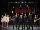 The cast of Jersey Boys.