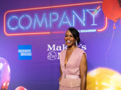 Company's Nikki Renée Daniels is all smiles for opening night.