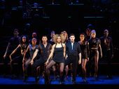 Lana Gordon as Velma Kelly and the cast of Chicago.