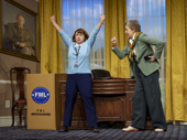 Rachel Dratch as Stephanie and Julie White as Harriet in POTUS.