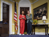 Vanessa Williams as Margaret and Julie White as Harriet in POTUS.