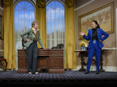 Suzy Nakamura as Jean and Julie White as Harriet in POTUS.