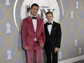 Scott Bixby and Andrew Keenan-Bolger suit up for the 75th Tony Awards.