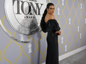 Lea Michele strikes a pose on Tony night. She will be performing with the original cast of Spring Awakening.