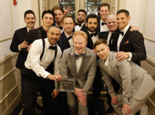 Home run! Jesse Williams, Jesse Tyler Ferguson and the cast of Take Me Out celebrate their Best Play Revival Tony win.