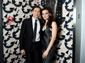 Michael Zegen and Jenn Damiano have a date night out.