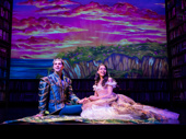 Jake David Smith as Prince Oliver and Arielle Jacobs as Delilah in Between the Lines.