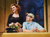 Lena Hall as Audrey and Rob McClure as Seymour in Little Shop of Horrors.
