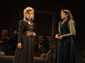 Faye Castelow as Gretl and Colleen Litchfield as Hanna in Leopoldstadt.