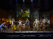 The cast of the Hadestown national tour.
