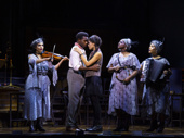 Belén Moyano, Chibueze Ihuoma, Hannah Whitley, Nyla Watson and Dominique Kempf in the Hadestown national tour.