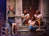 Maude Apatow, Camryn Hampton, Khadija Sankoh and D'Kayla Unique Whitley in Little Shop of Horrors.
