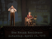 Ben Platt as Leo Frank and Micaela Diamond as Lucille Frank in Parade.